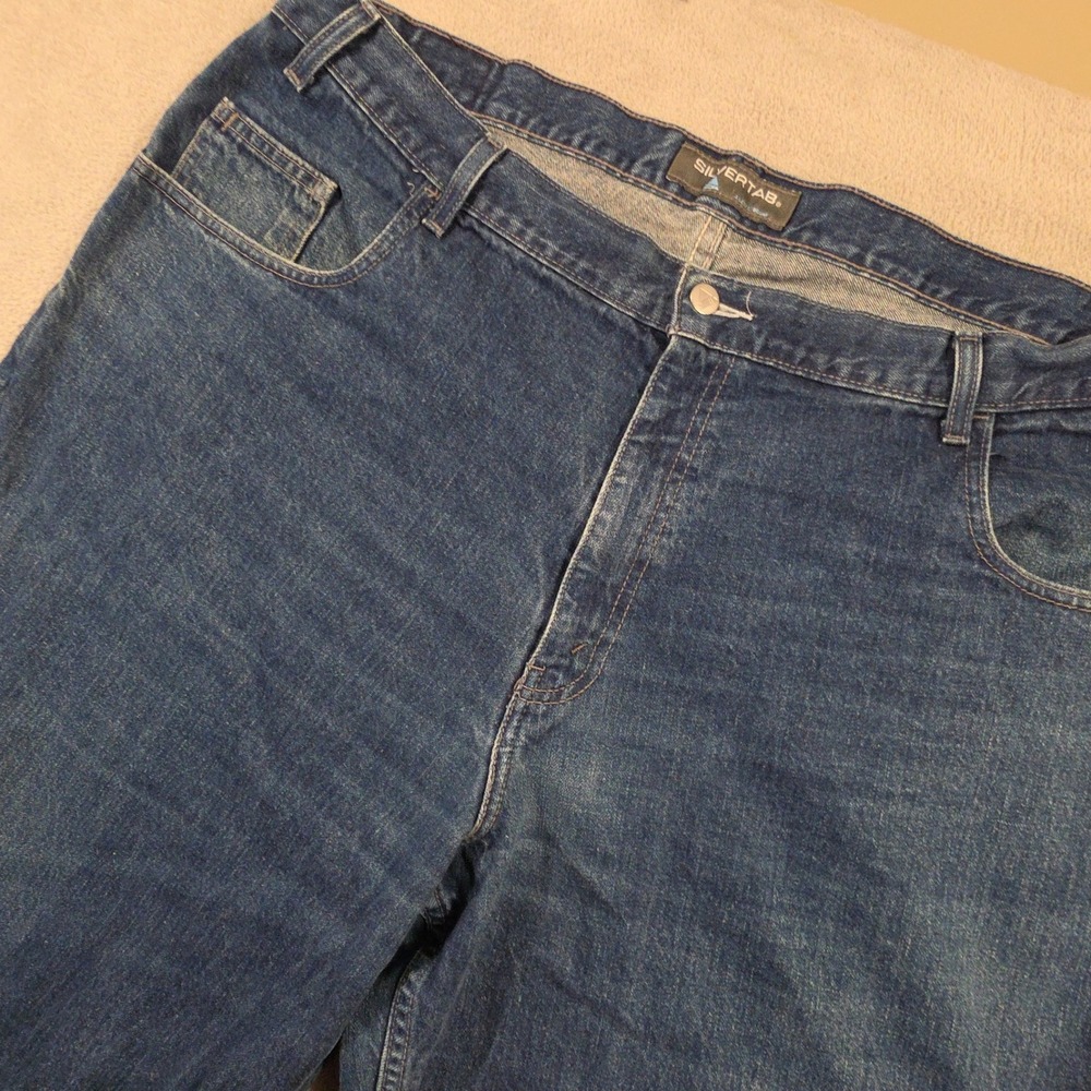Levi's SilverTab Jeans Mens 42x29 Blue Baggy Relaxed Fit Y2K Skater Streetwear